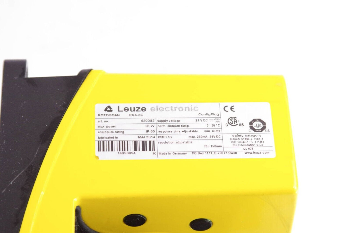 Leuze Electronic ROTOSCAN RS4-2E / RS42E 520082 Scanner