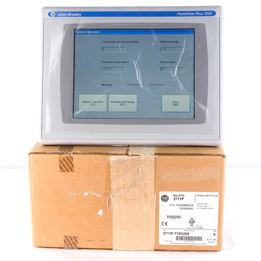 Allen Bradley 2711P-T10C4D8 /A PanelView Plus 1000 + RP8D/B - Open Box
