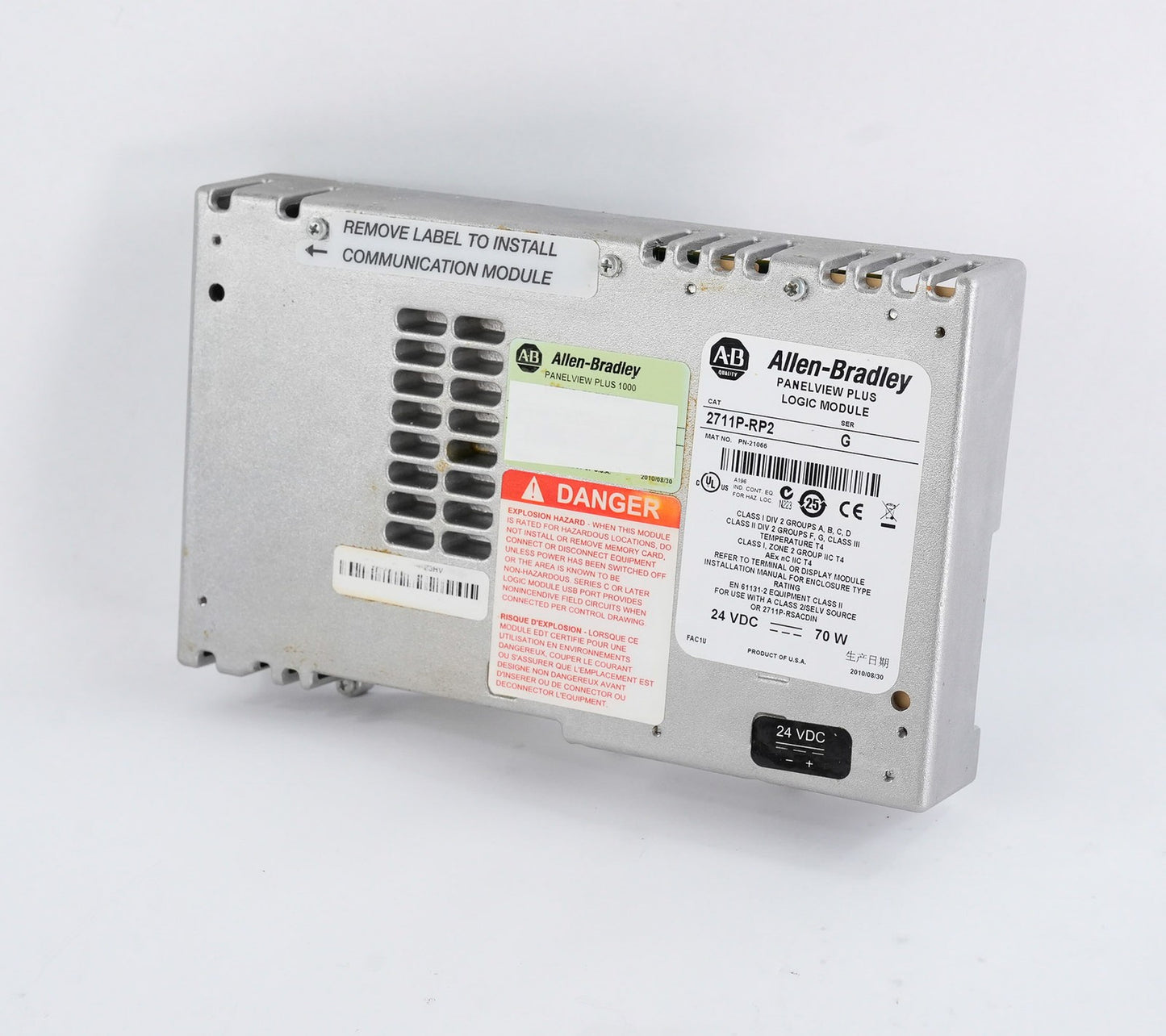 Allen Bradley 2711P-RP2 /G PanelView Plus Logic Module 2711PRP2