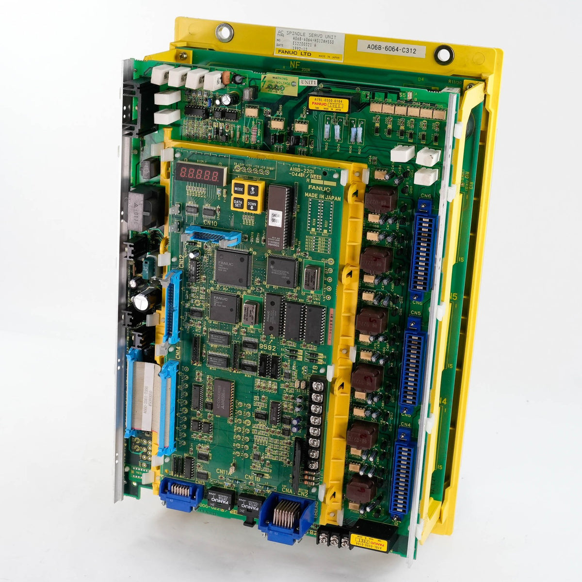 FANUC A06B-6064-H312#550 AC Spindle Drive 3-Phase 200-230V A06B6064H312550