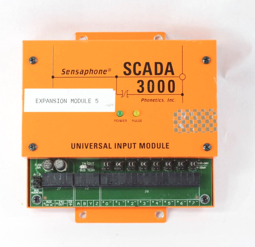 SENSAPHONE SCADA 3000 FGD-3010 I/O UNIVERSAL INPUT MODULE