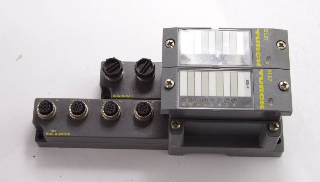 TURCK BL67-B-2M12 and BL67-B-4M12-P MODULE BL67 SYSTEM BASE