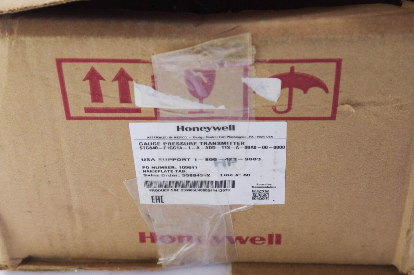 Honeywell ST800 STG840-F1GC1A-1-A-ADD-11S-A-00A0-00-0000 Pressure Transmitter