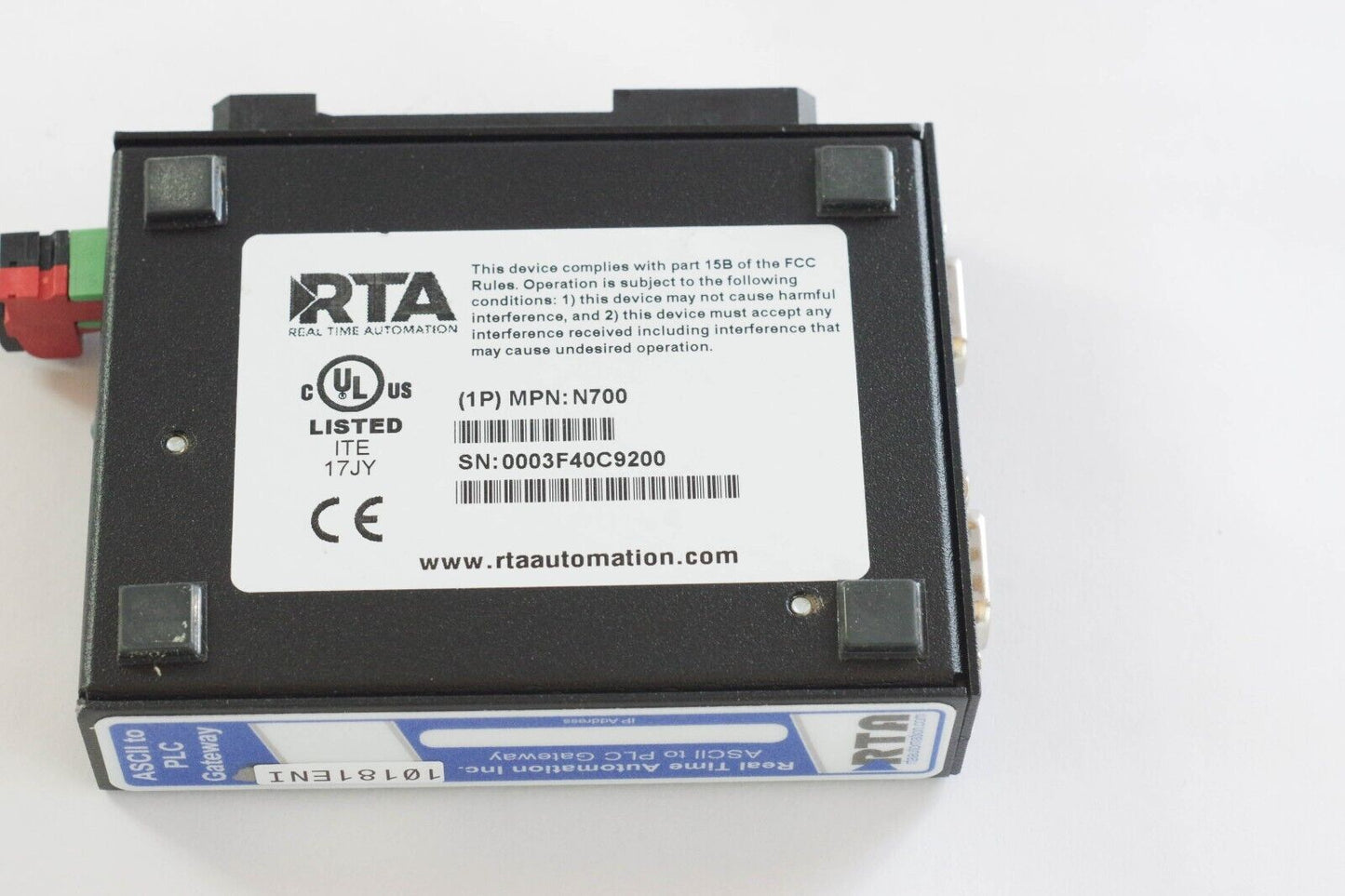 RTA Automation 435NBX-N700 ASCII TO PLC GATEWAY For Allen-Bradley PLC