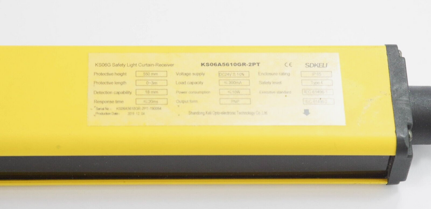 SDKELI KS06A5610GR-2PT  KS06A5610GR2PT Safety Light Curtain-Receiver Model KS06G