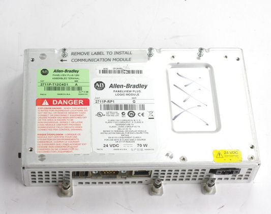 Allen Bradley 2711P-RP1 Ser G Panelview 1000 Logic Module 2711PRP1 /G 2009