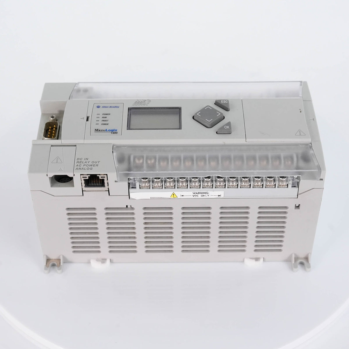 Allen Bradley 1766-L32BWAA Ser C MicroLogix 1400 PLC 120/240V AC 32 I/O