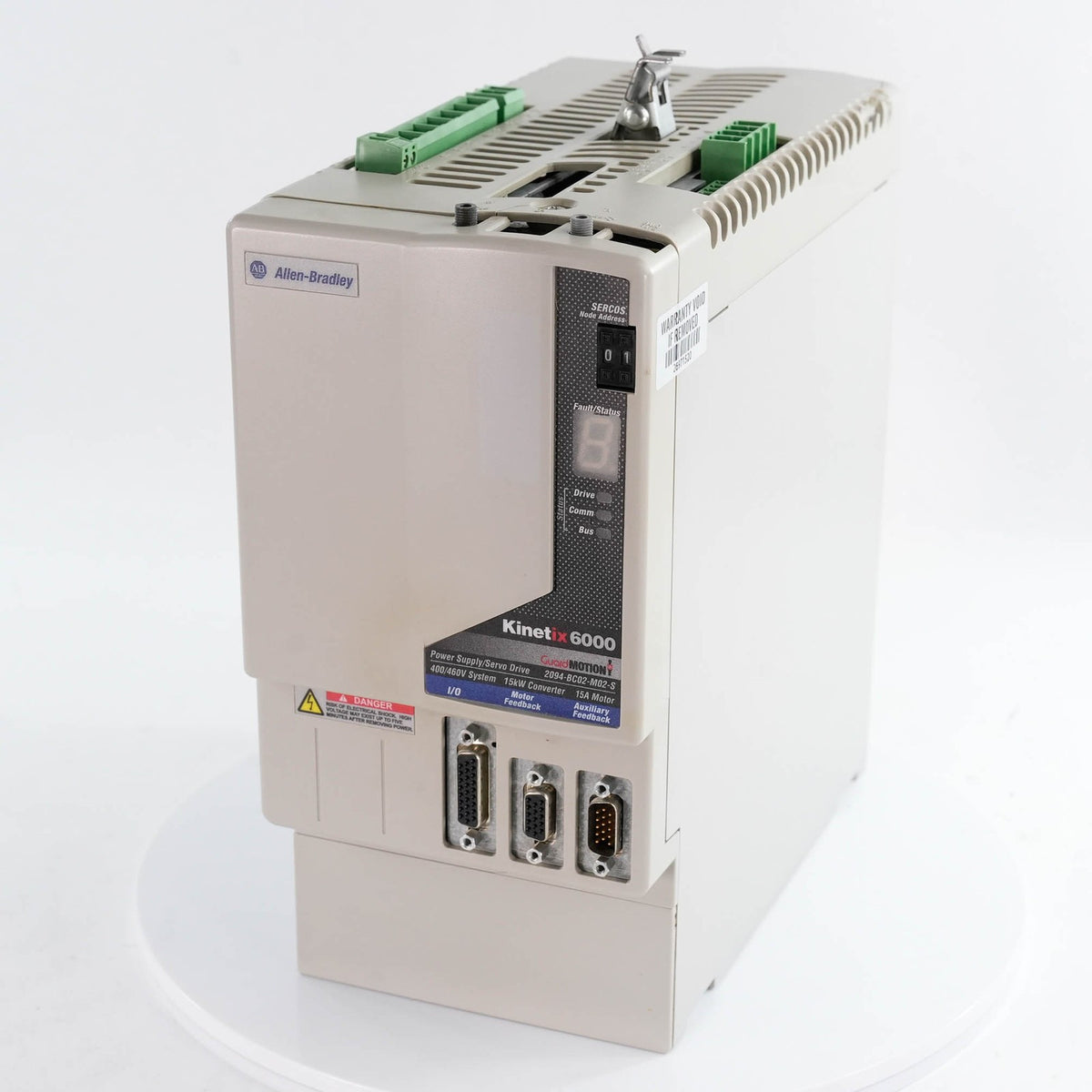 Allen Bradley 2094-BC02-M02-S Ser B Kinetix 6000 460V 15A Axis Module