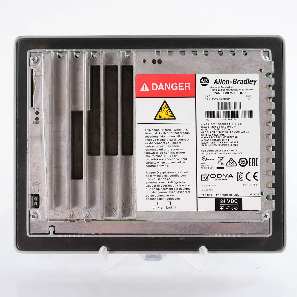 Allen Bradley 2711P-T7C22D9P /A PanelView Plus 7 6.5in Touch HMI 24VDC Series A
