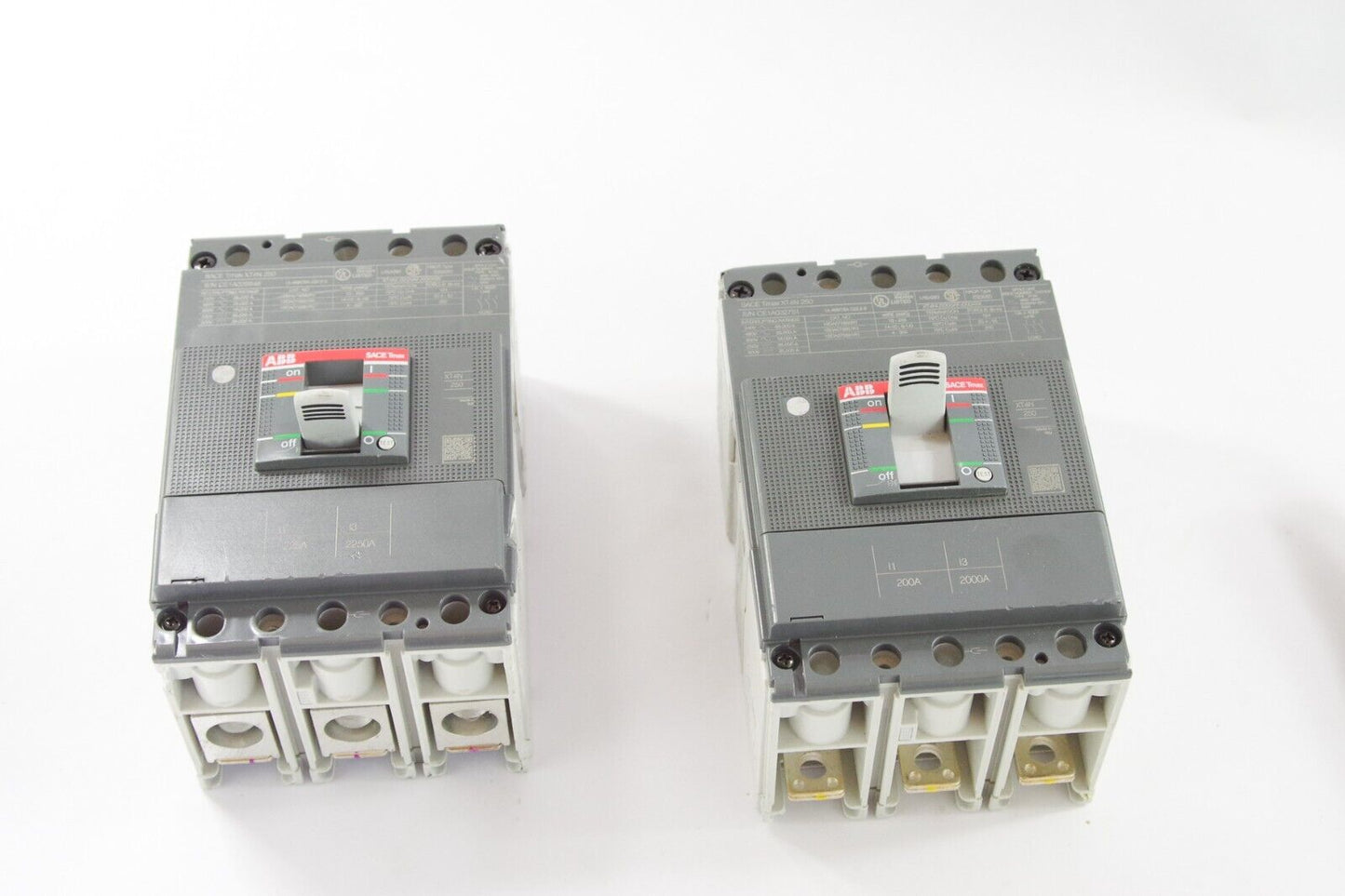 ABB Sace Tmax XT4N 250 Main Breaker 3 Pole 480-600V