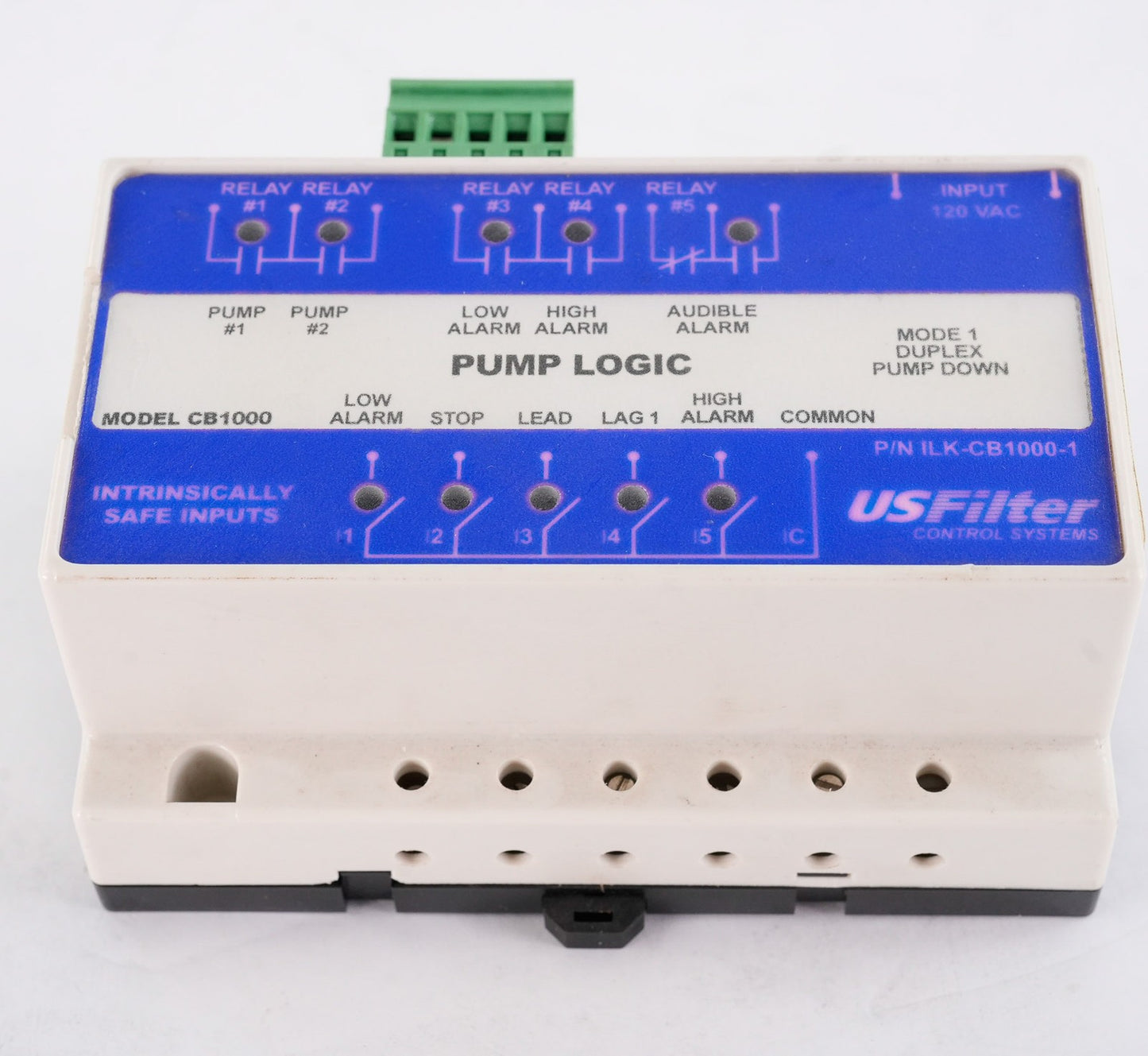 USFilter Control Systems ILK-CB1000-1 Isolated Switch 120VAC ILKCB10001 CB1000