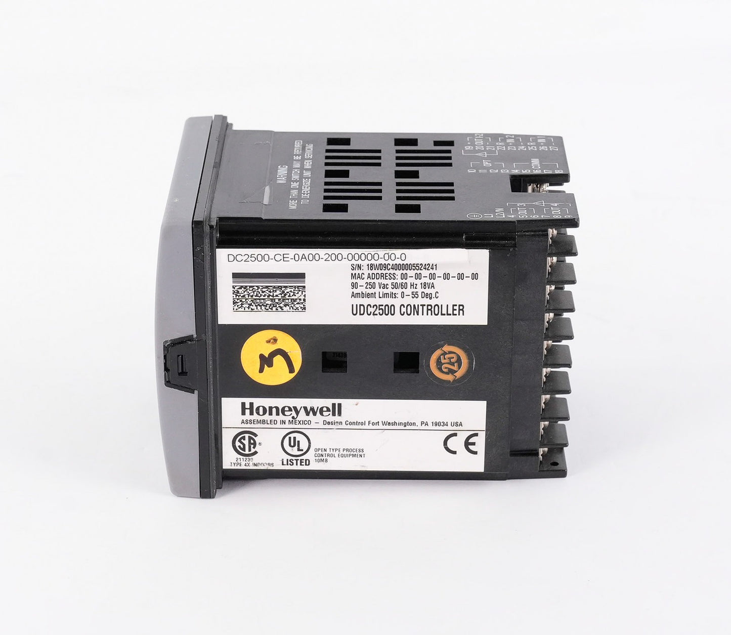 Honeywell DC2500-CE-0A00-200-00000-00-0 UDC2500 Controller