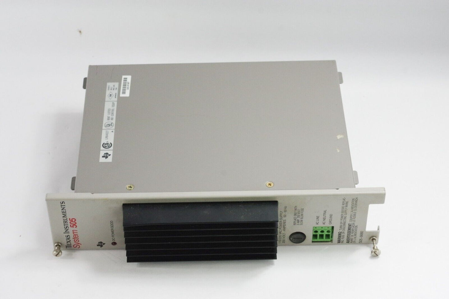 TEXAS INSTRUMENTS 505-6660 System 505 Power Supply LR64027