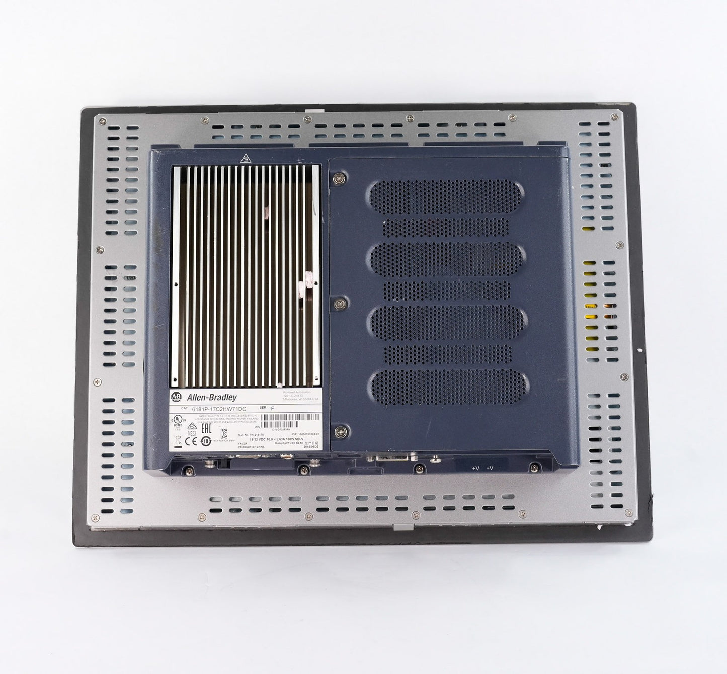 Allen Bradley 6181P-17C2HW71DC /F Industrial Display Panel 6181P17C2HW71DC