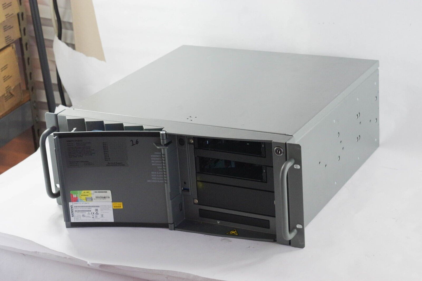 Siemens 6AG4114-2GJ20-2BX0 SIMATIC IPC847D (Rack PC) - No HD or Power Supply