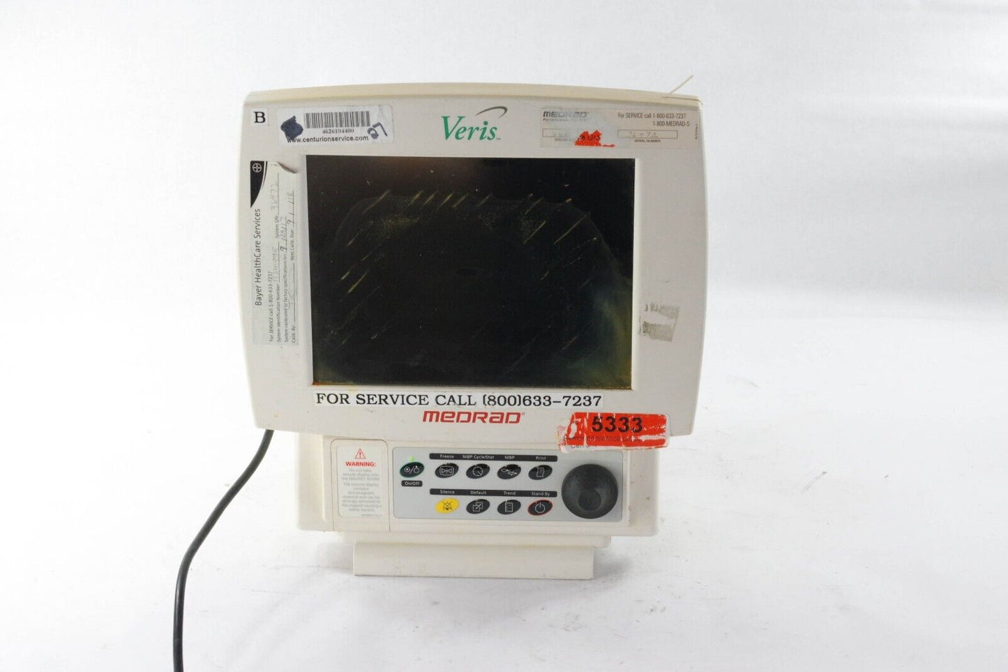 Medrad Veris 464108001  8600 Vital Signs MR Monitoring System - Rough Condition