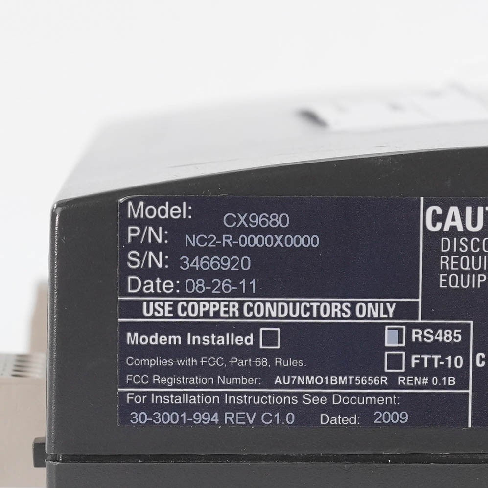 Andover CX9680 NC2-R-0000X0000 NetController II CX9680 X 32 Node NC2-R-0320X0000
