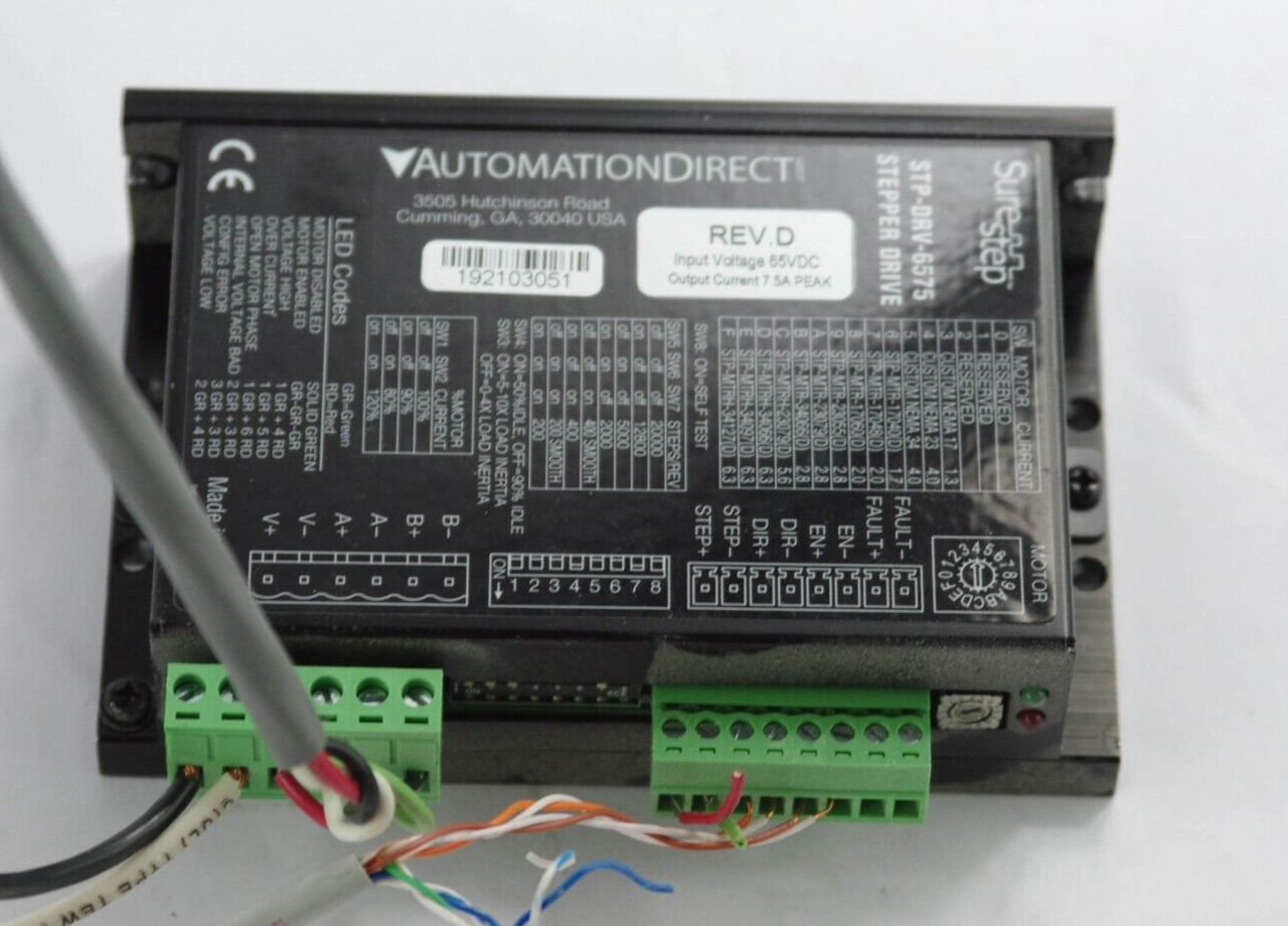 AutomationDirect STP-DRV-6575 / STPDRV6575 SureStep Microstepping Stepper Drive