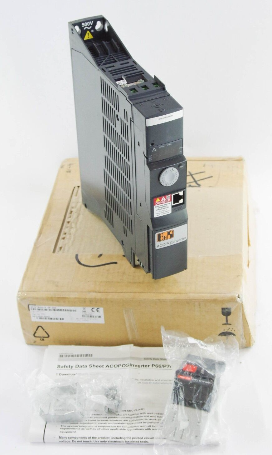 B&R 8I76T400075.0P-000 /  8I76T4000750P000 ACOPOS Inverter 0.75kW 50/60Hz 3.5A