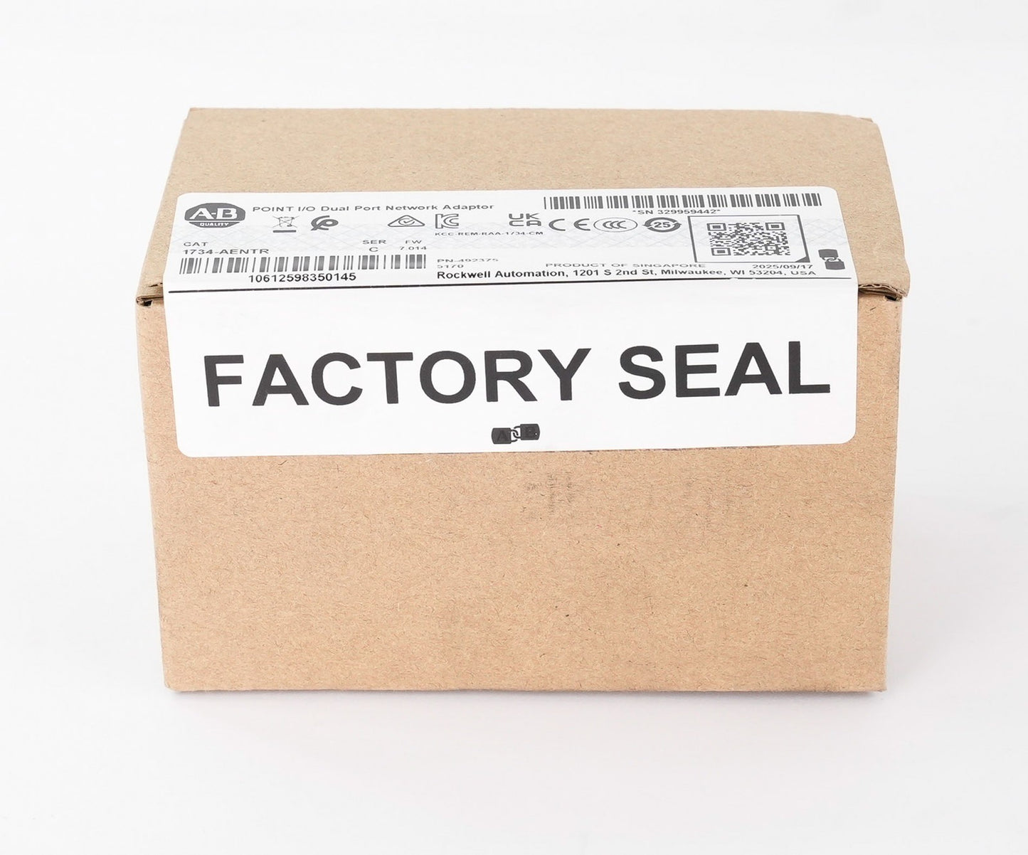 Allen-Bradley 1734-AENTR /C Point I/O Dual Port Network Adapter - Sealed Surplus
