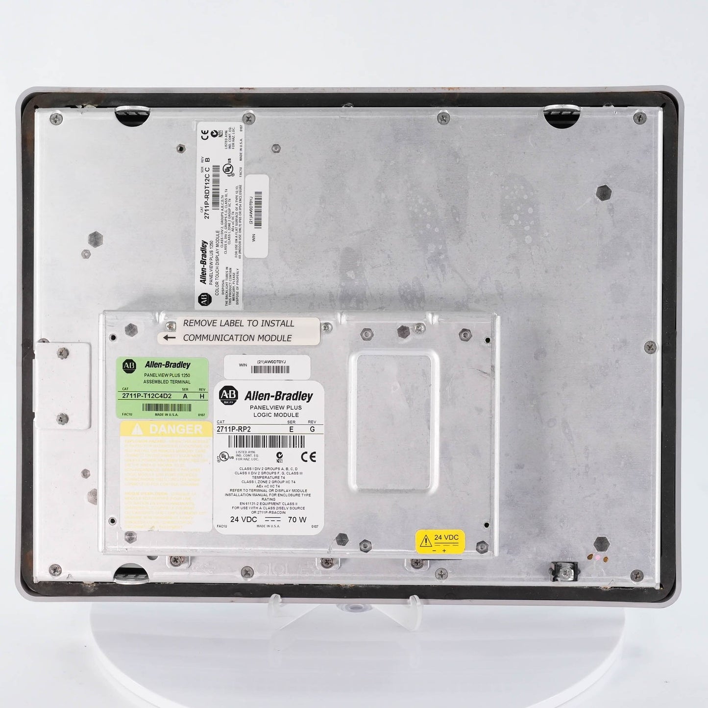 Allen Bradley 2711P-T12C4D2 PanelView Plus 1250 Touch 12in 2711PT12C4D2 RDT12C
