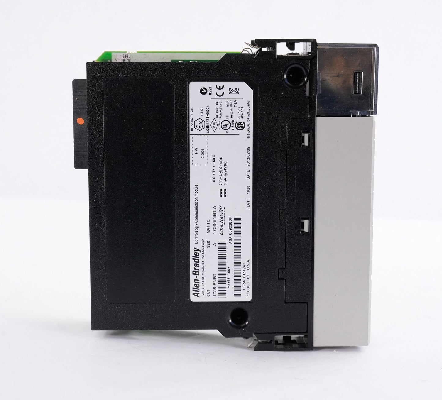 Allen Bradley 1756-ENBT /A Ethernet/IP 10/100 Mb/s Communication Bridge 1756ENBT