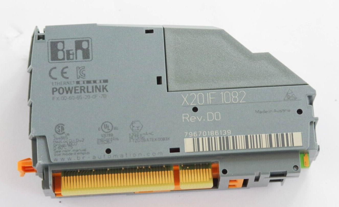 B&R Automation X20 IF 1082 / X20-IF-1082 / X20IF1082 Ethernet Powerlink Module