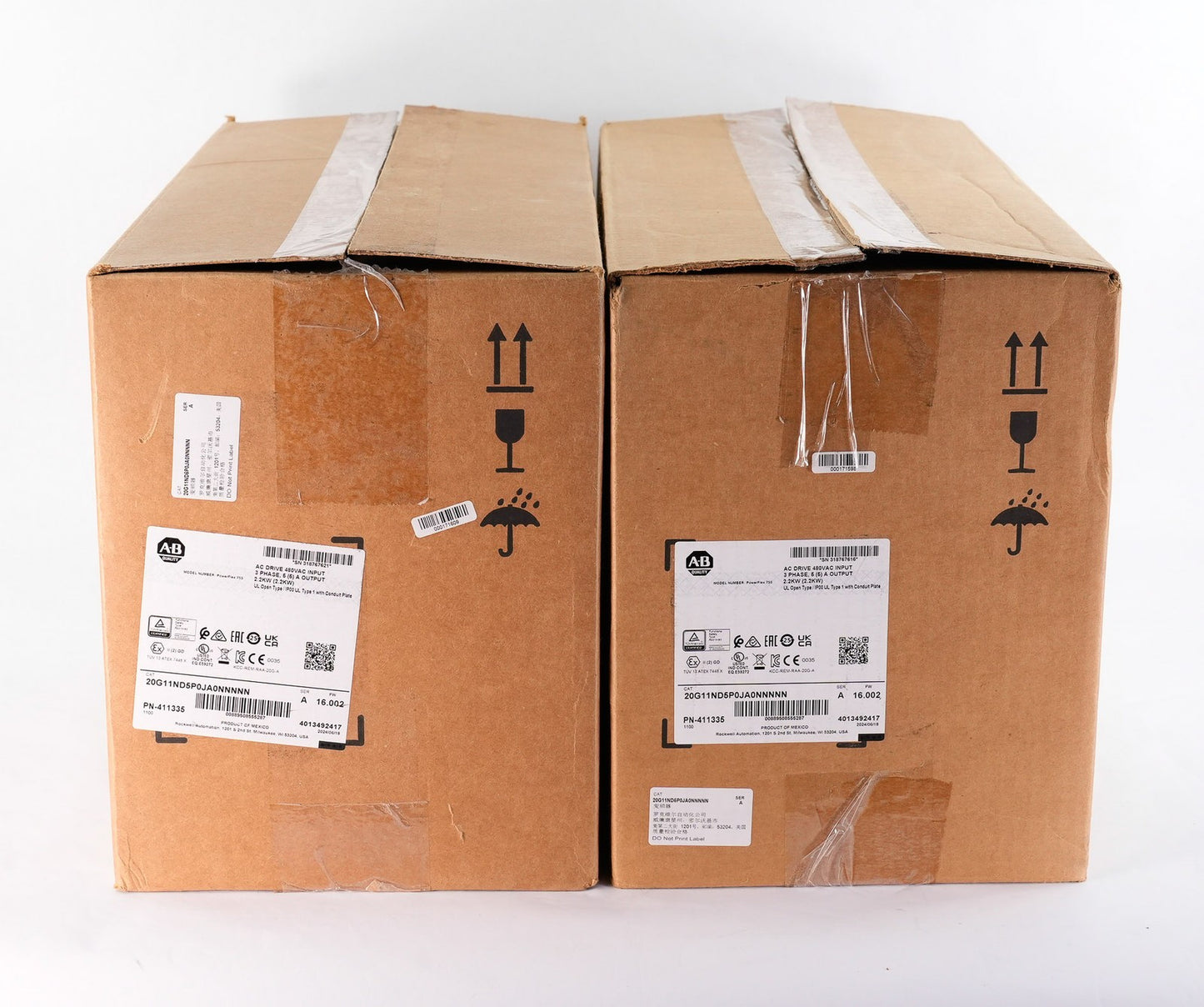 Allen Bradley 20G11ND5P0JA0NNNNN /A PowerFlex 755 AC Drive 480V 3HP - Open Box