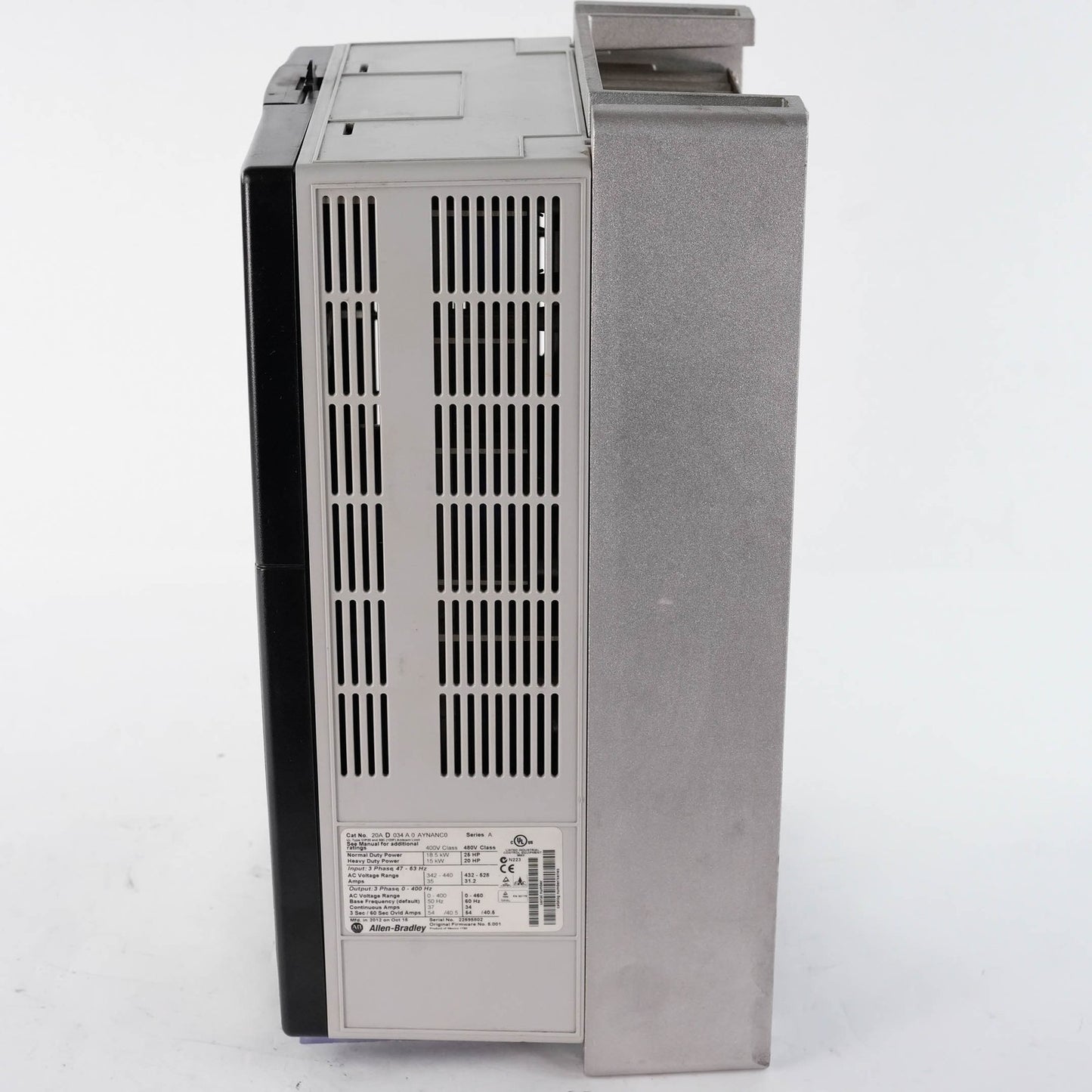 Allen Bradley 20AD034A0AYNANC0 PowerFlex 70 AC Drive 480V 25HP 34A