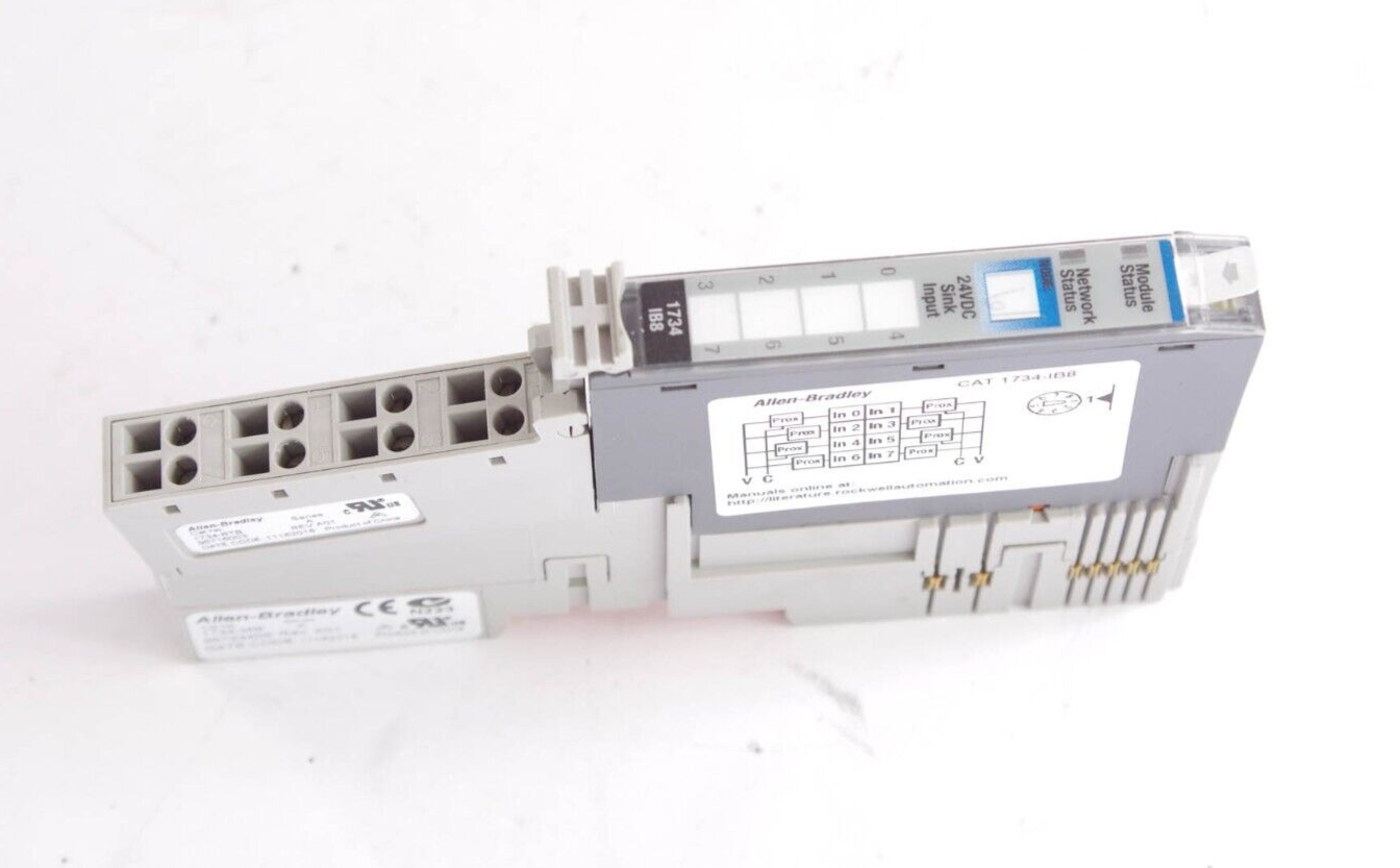 Allen Bradley 1734-IB8 / 1734-IB8 Ser D Point I/O Sink Input Module - With Base