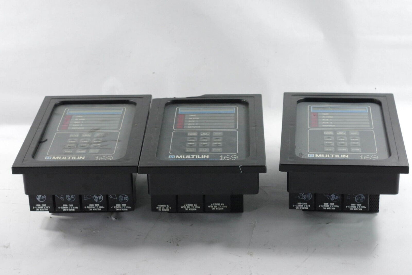 3x GE 169 PLUS-10C-120 GE MULTILIN 169 MOTOR MANAGEMENT RELAY / 169PLUS-10C-120