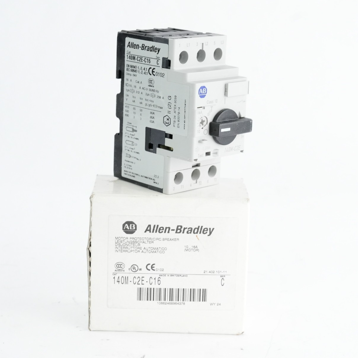 Allen Bradley 140M-C2E-C16 /C Motor Circuit Protector Breaker - Open Box