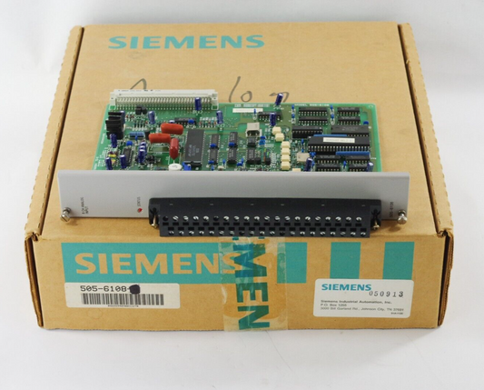 Siemens 505-6108 Analog I/O Module 5056108 - New Open Box