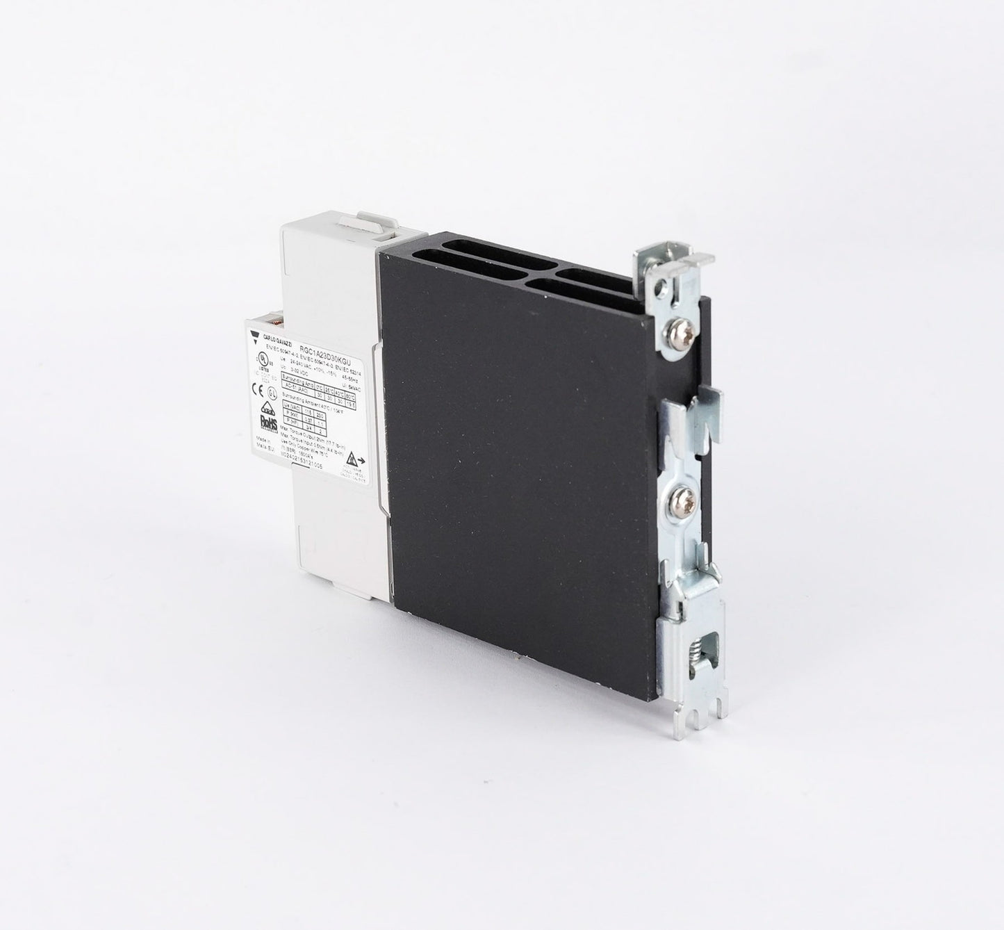 Carlo Gavazzi RGC1A2D30KGU Solid State Relay 1-Pole 30A 3-32VDC 24-240VAC