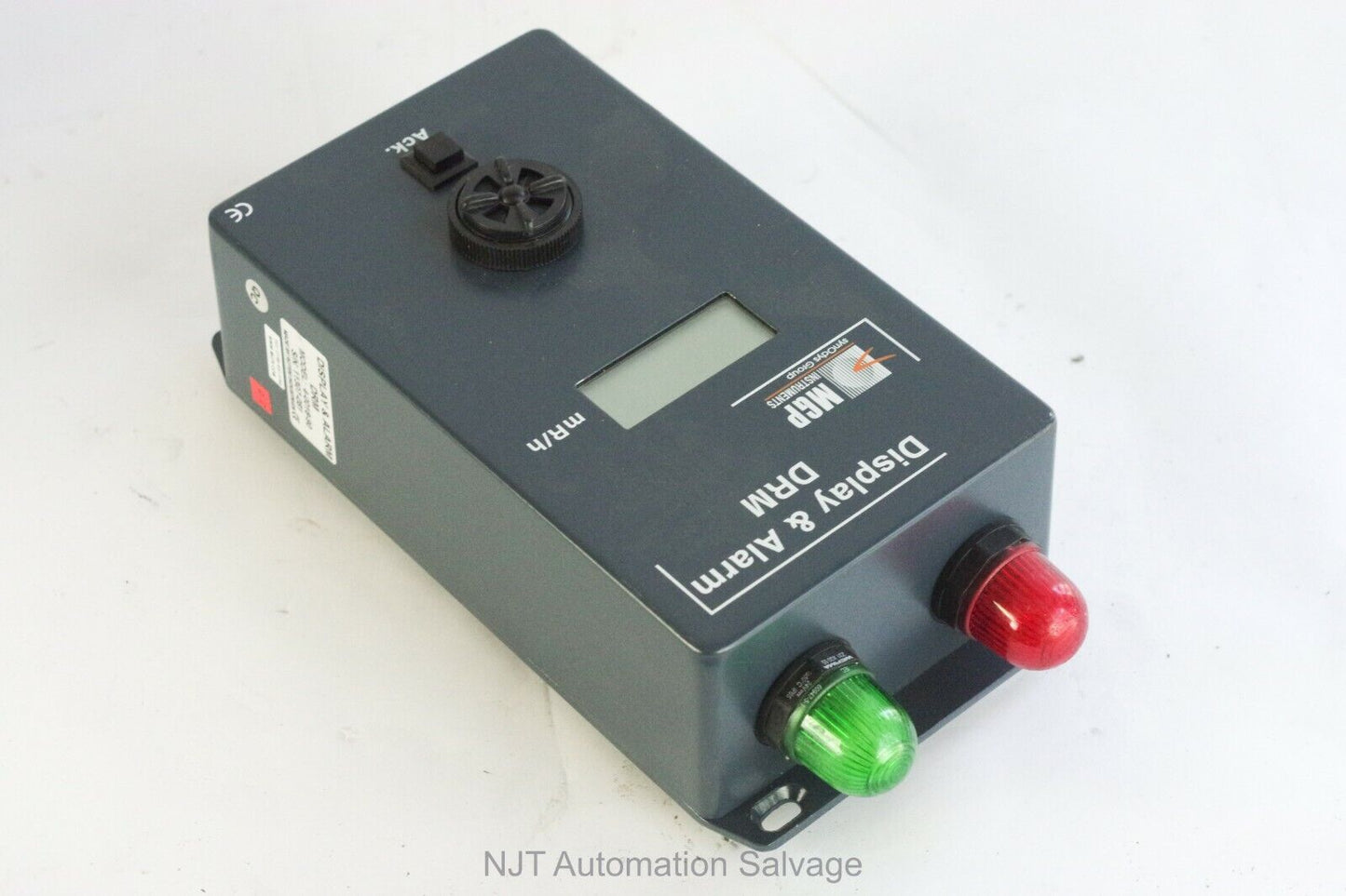 MGP DRM 4-0018-90 Rotem Industries Radiation Detector DRM-1 Display & Alarm