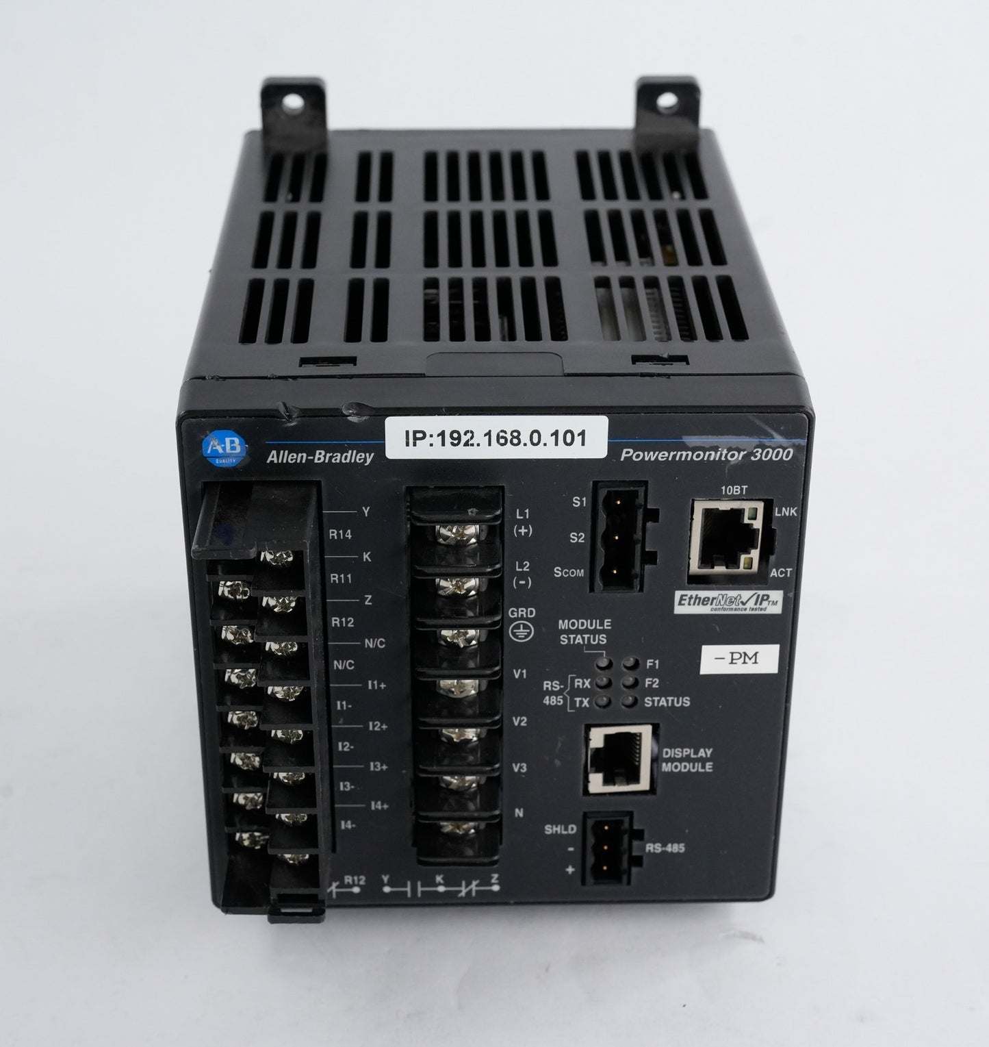 Allen Bradley 1404-M605A-ENT /B Powermonitor 3000 Monitor/Control 1404M605AENT