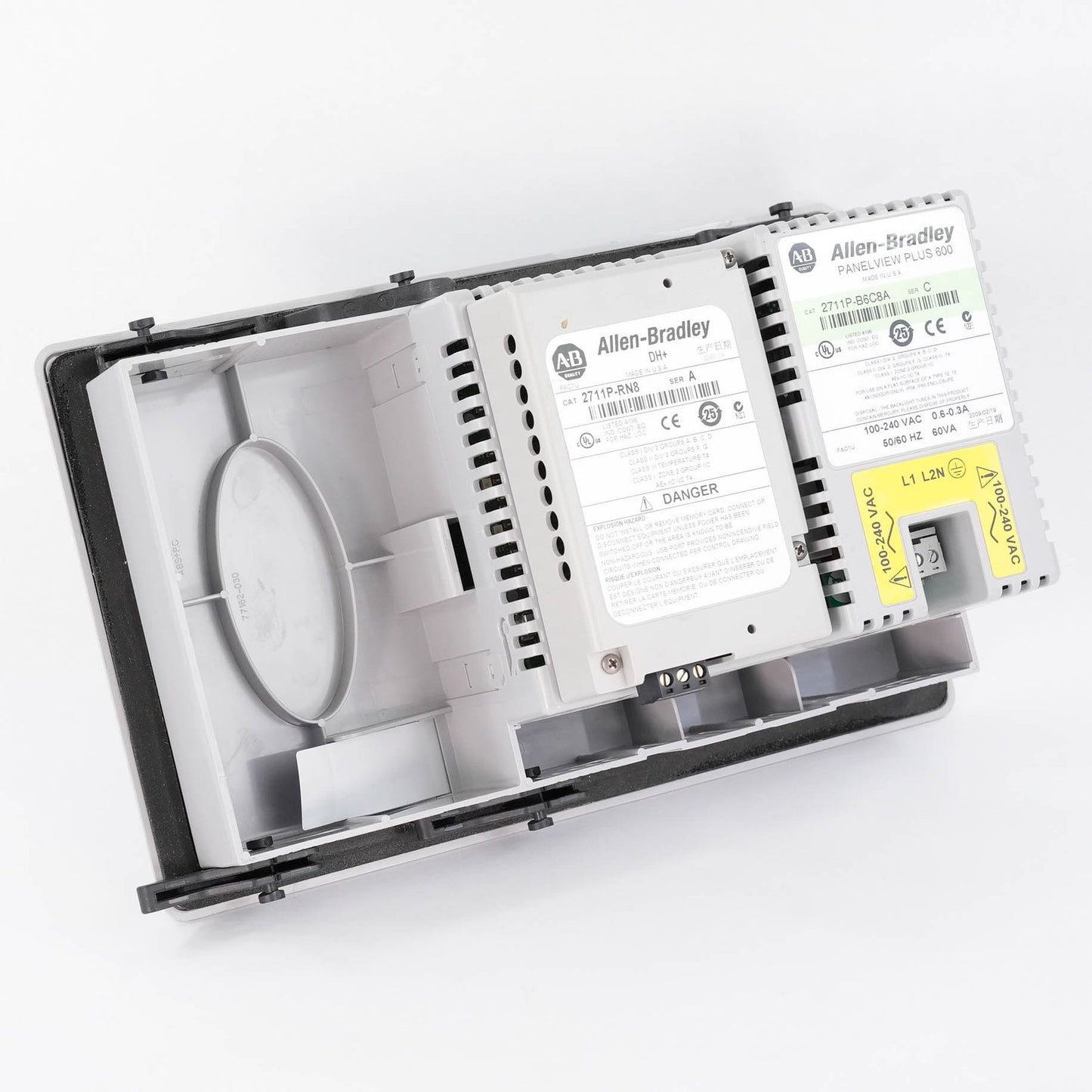 Allen Bradley 2711P-B6C8A Ser C PanelView Plus 600 Color Key/Touch 100-240VAC