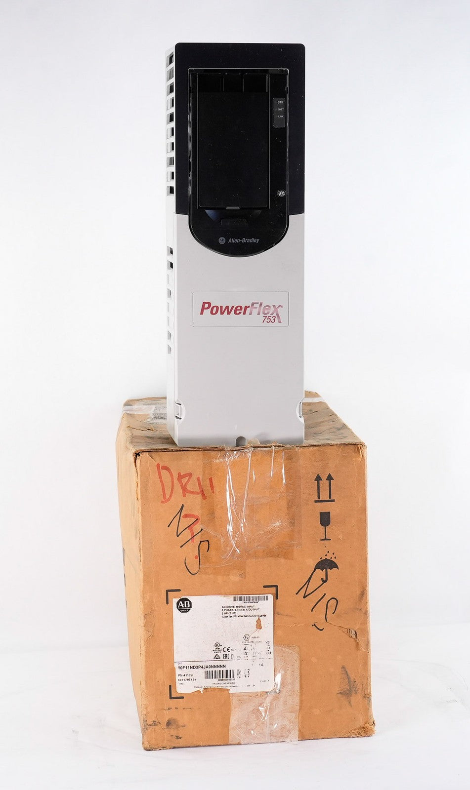 Allen Bradley 20F11ND3P4JA0NNNNN /A PowerFlex 753 AC Drive 480V 2HP 3-Phase