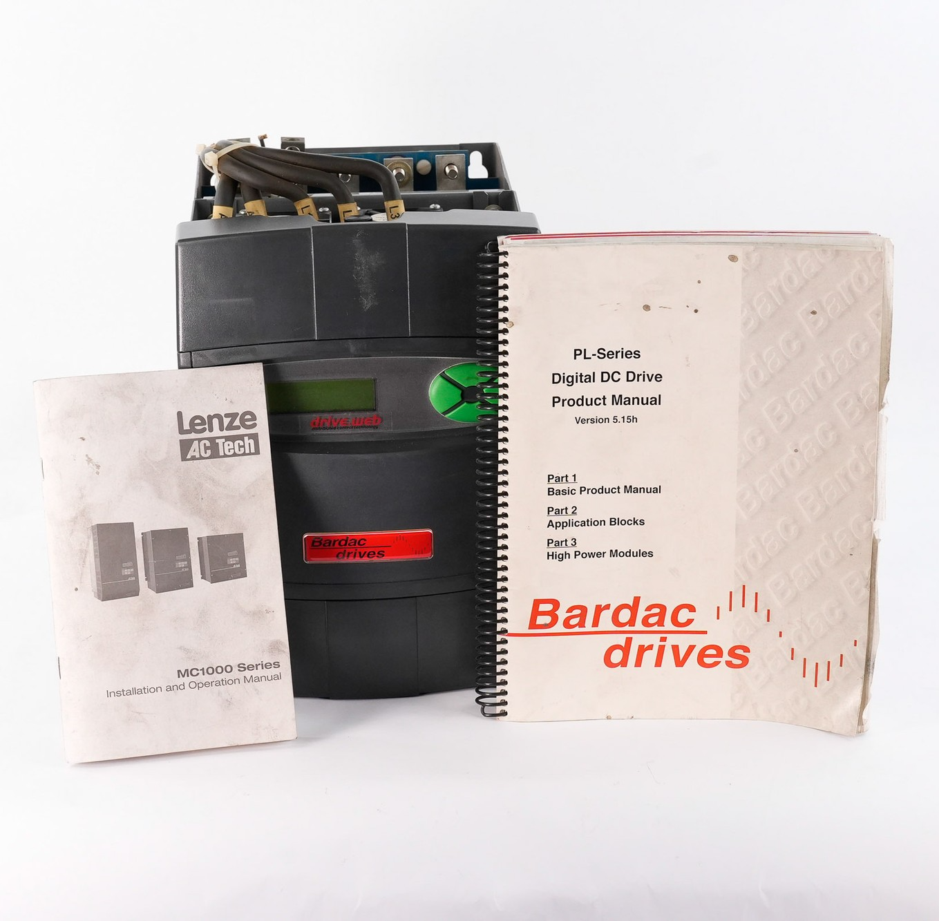 Bardac PLX50/123 PL-Series Digital DC Drive 3-Phase 100A/123A/8A