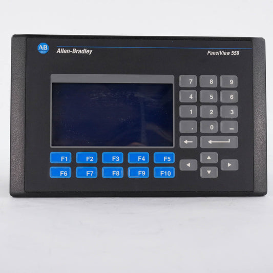 Allen Bradley 2711-B5A8 Ser F PanelView 550 Keypad/Touch HMI 120VAC DH+ 2711B5A8