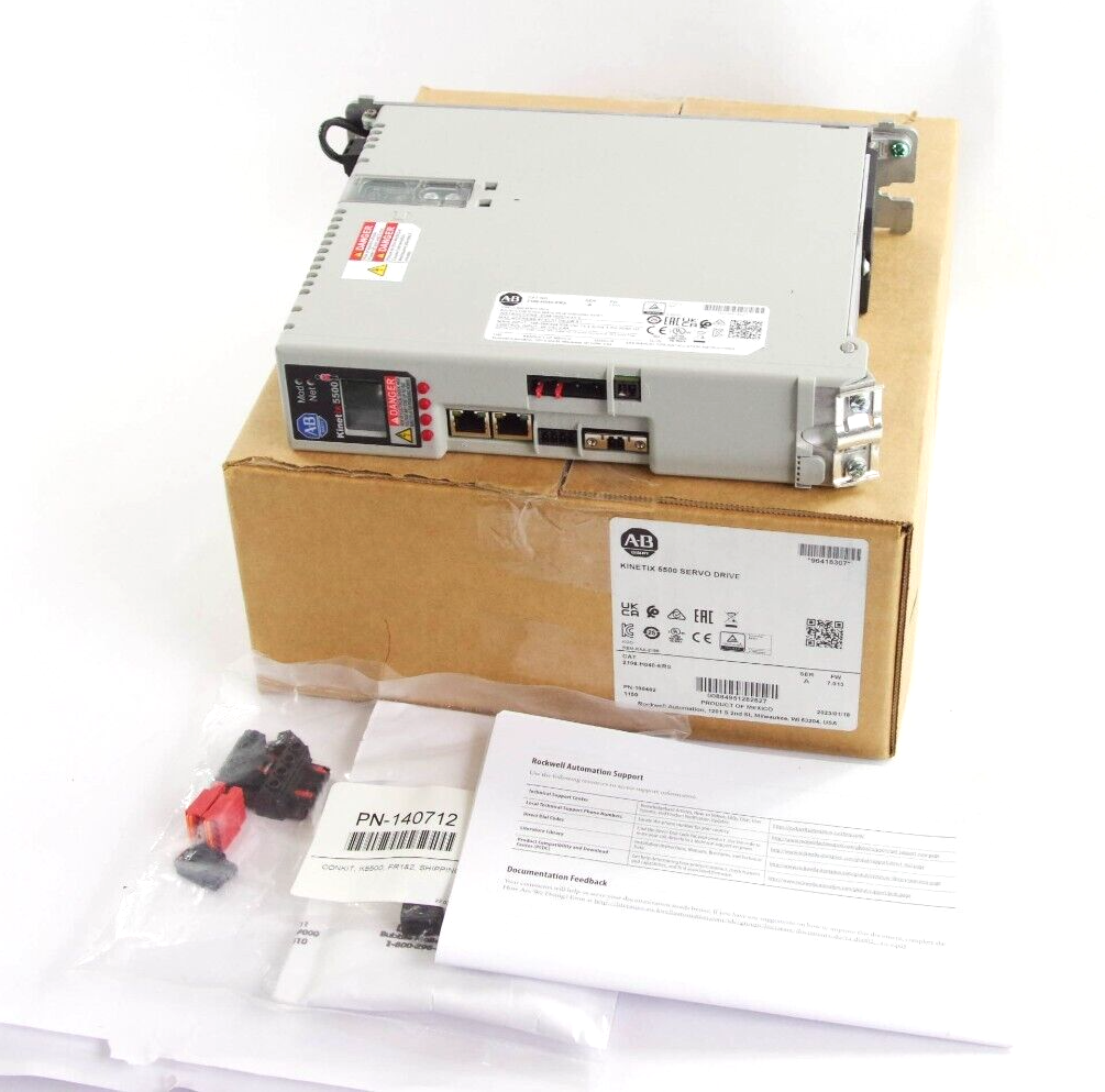 2023 Allen Bradley 2198-H040-ERS /A Kinetix 5500 32.5A Servo Drive - New Surplus