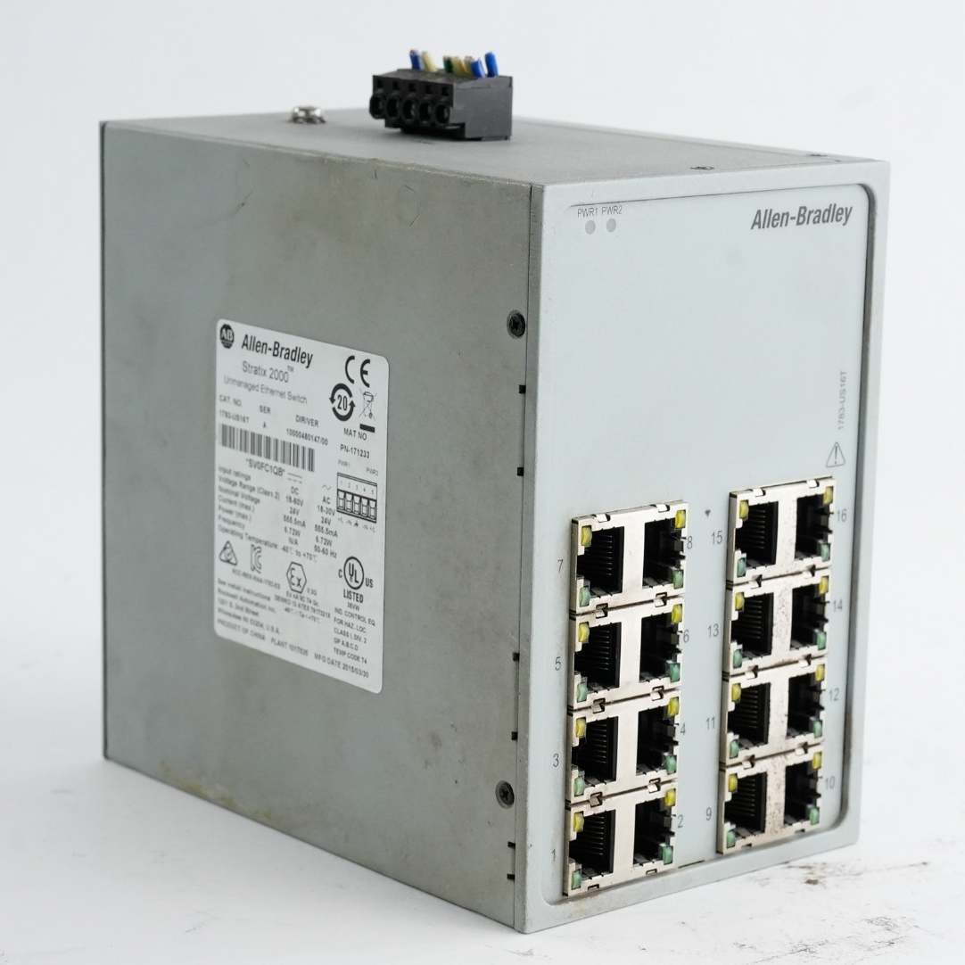 Allen Bradley 1783-US16T /A Stratix 2000 Unmanaged Ethernet Switch 16-Port
