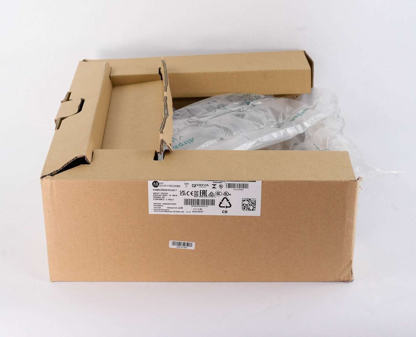 Allen Bradley 2711P-T15C22D8S /C PanelView Plus 7 15" Terminal Damaged Packaging