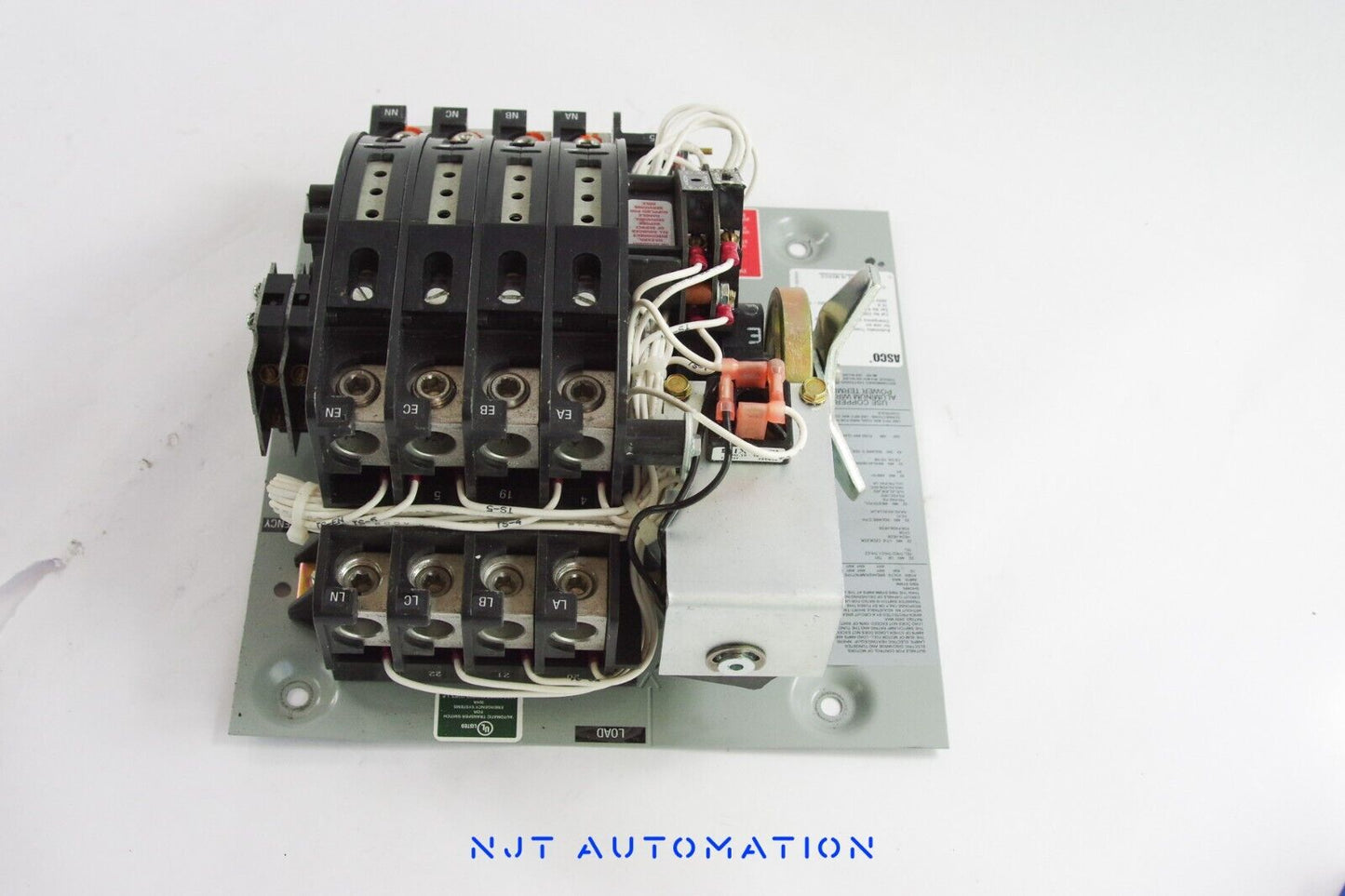 ASCO D00300B30070N1X0 Automatic Transfer Switch Ser No 674010 RE 70A 480V 609056