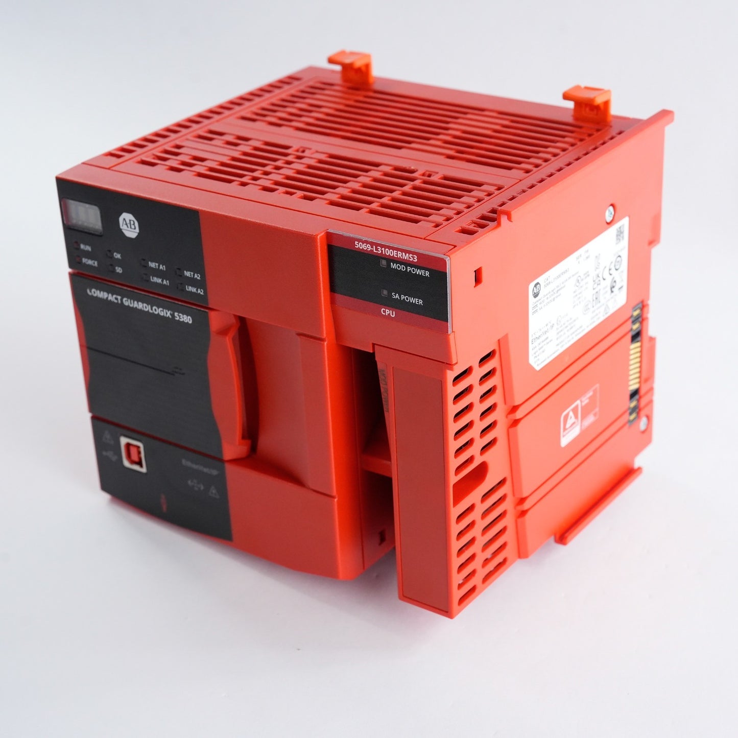 Allen Bradley 5069-L3100ERMS3 /A FW 1.065 GuardLogix Safety Controller (Red)