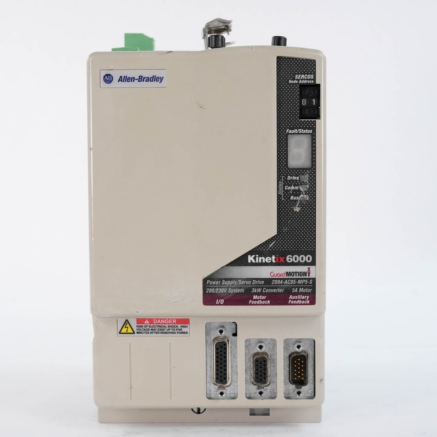 Allen Bradley 2094-AC05-MP5-S Kinetix 6000 IAM 230V 3PH 3kW (Plastics Damage)