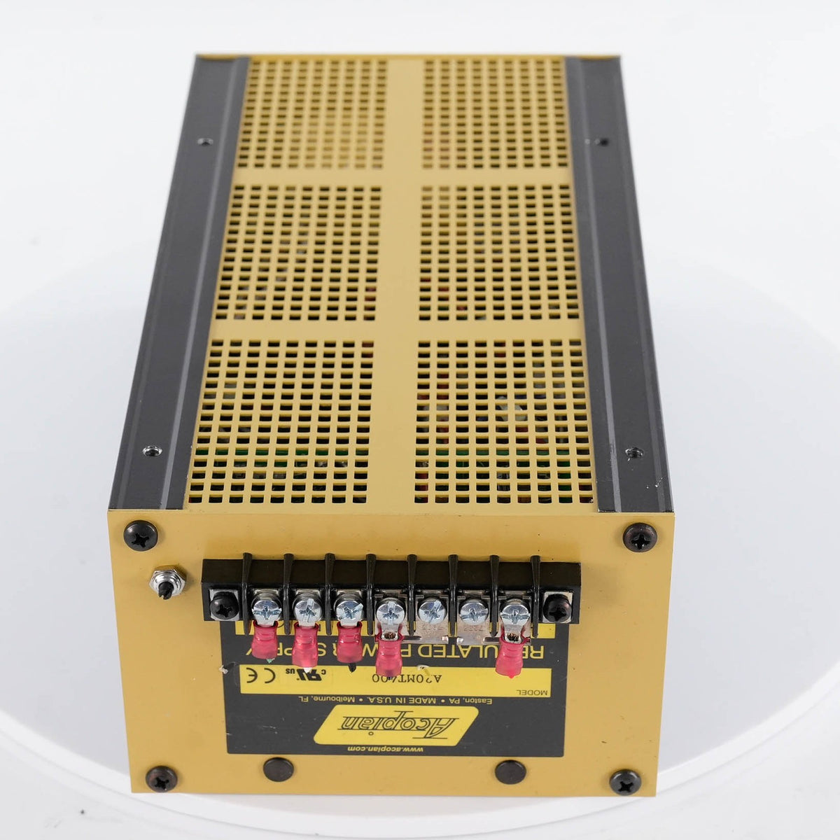 Acopian A20MT400 Linear Power Supply 20V 4A 105-125VAC 50/400Hz A20MT400 Case M