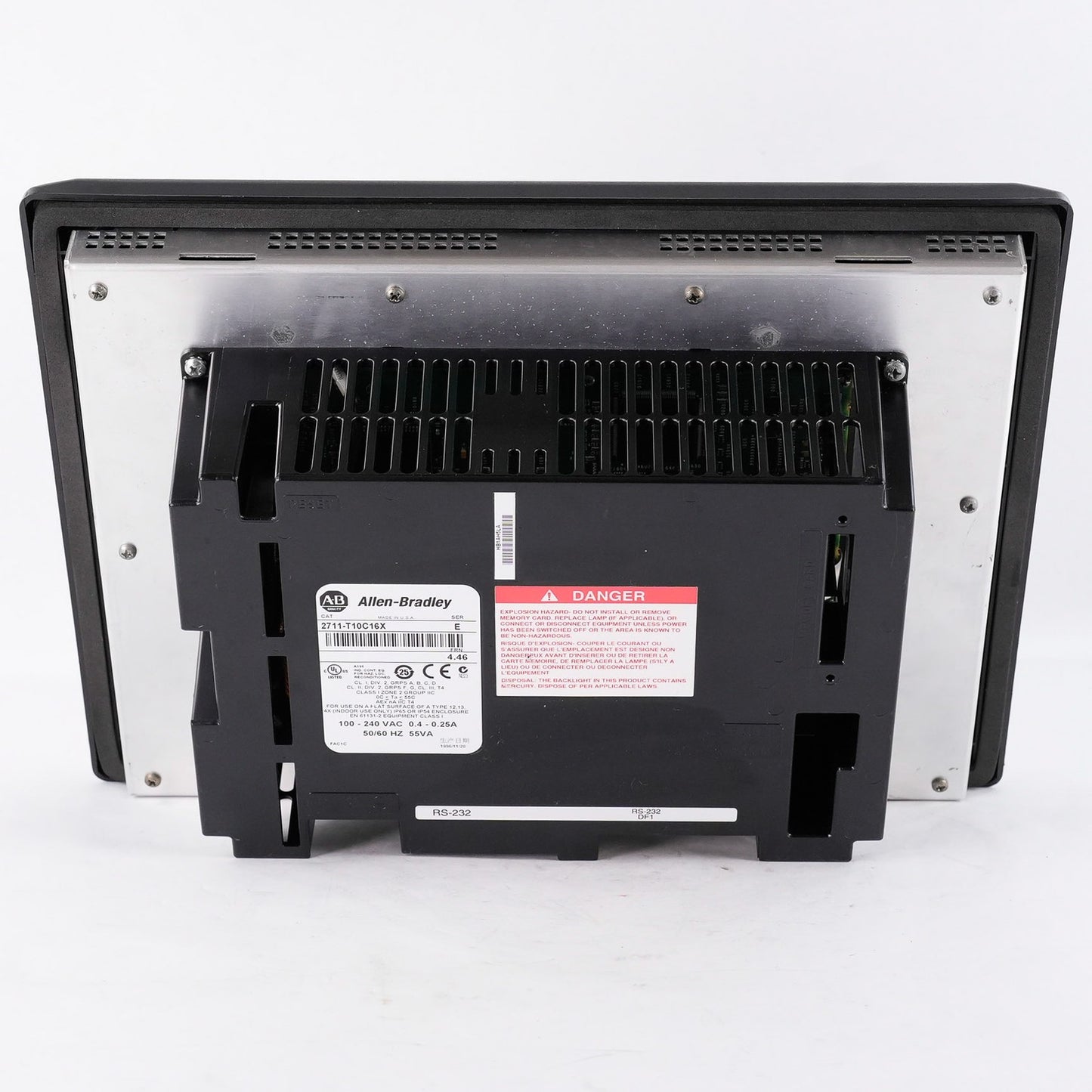 Allen Bradley 2711-T10C16 /E PanelView 1000 Display Terminal 2711-T10C16X Refurb