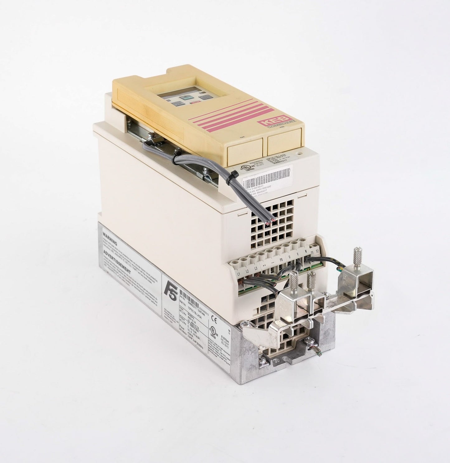 KEB Combivert 10F5C1B-LA0A AC Drive 480V 3-Phase 6.7A 10F5C1BLA0A