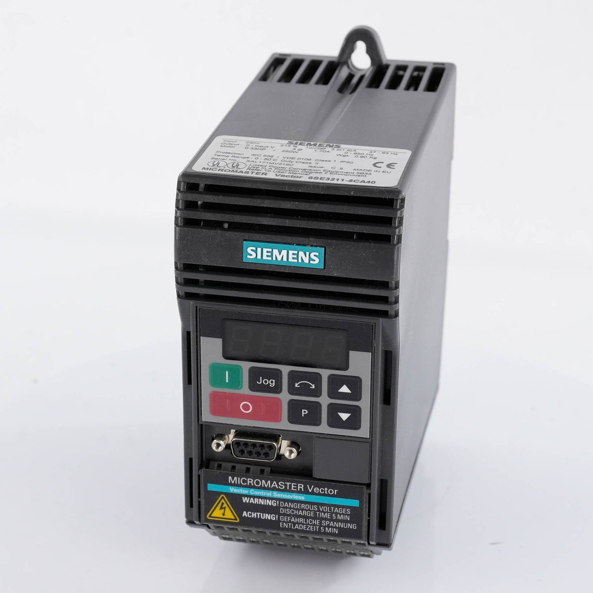 Siemens 6SE3211-5CA40 Micromaster Vector AC Drive 0.12kW 230V 6SE32115CA40